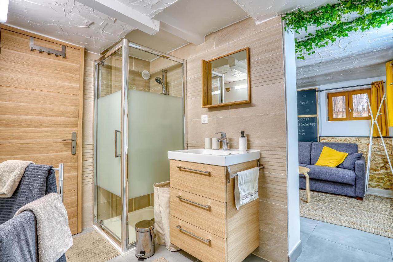 Sous-Sol Amenage 32M2 - Proche Paris Apartment โอแบวีลีเย ภายนอก รูปภาพ